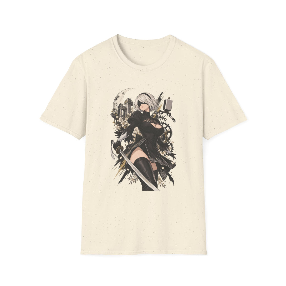 2B | Nier Automata | Anime Swordgirl Pin Up T-Shirt