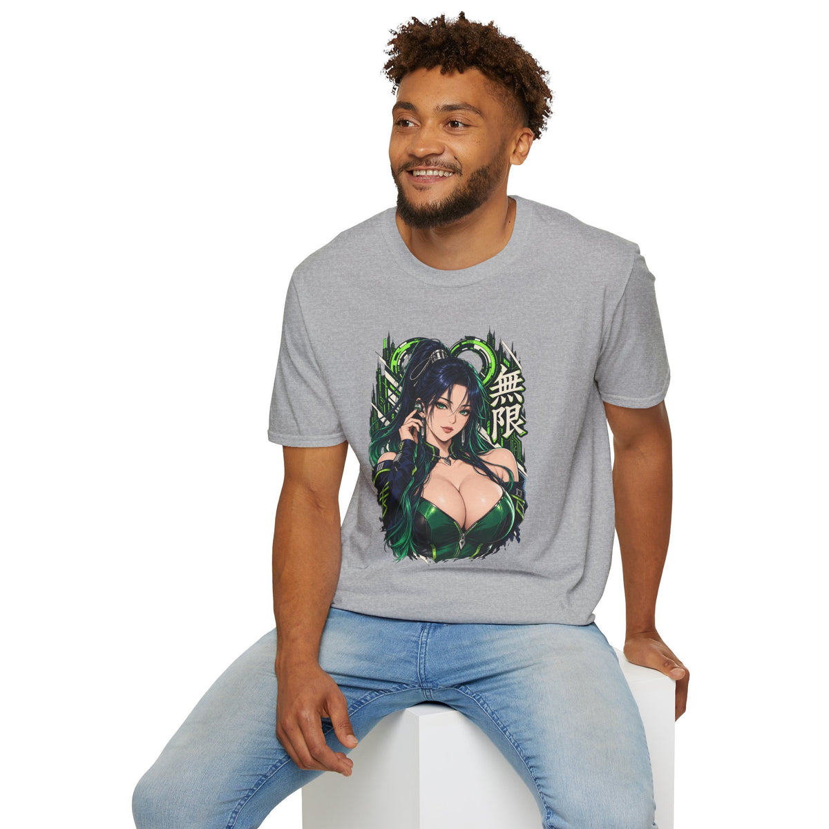 Infinity | Sexy Anime Ninja Pin Up Woman Graphic T-Shirt