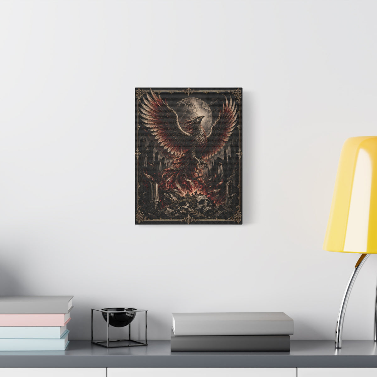 Canvas | Gothic Phoenix | Occult Wall Art