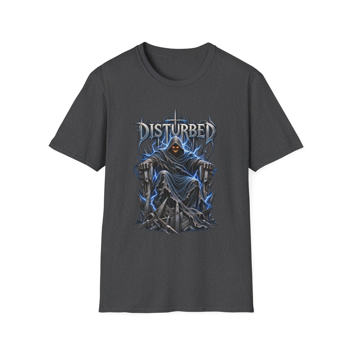 Disturbed | Storm Throne | The Guy | Grim Reaper Band T-Shirt