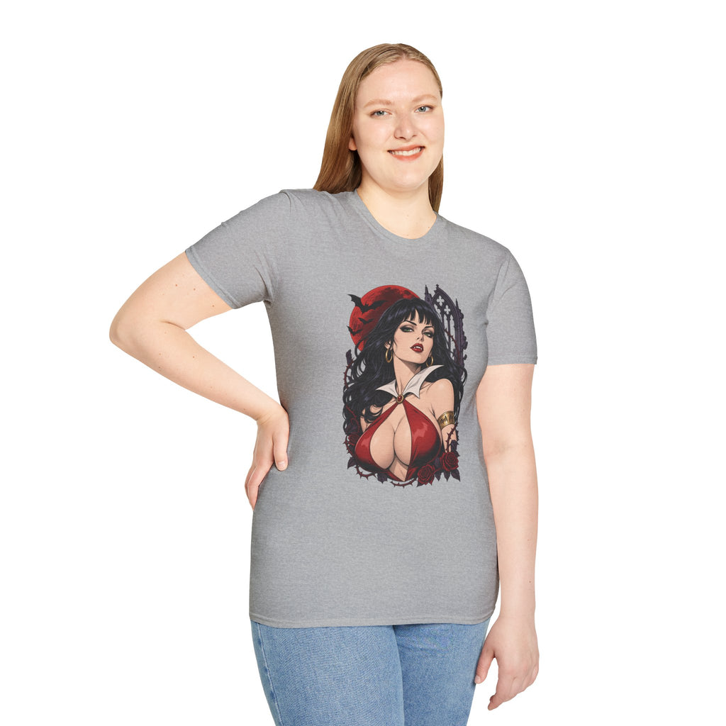 Vampirella | Sexy Halloween Vampire Pin Up Girl Sorceress Graphic T-Shirt
