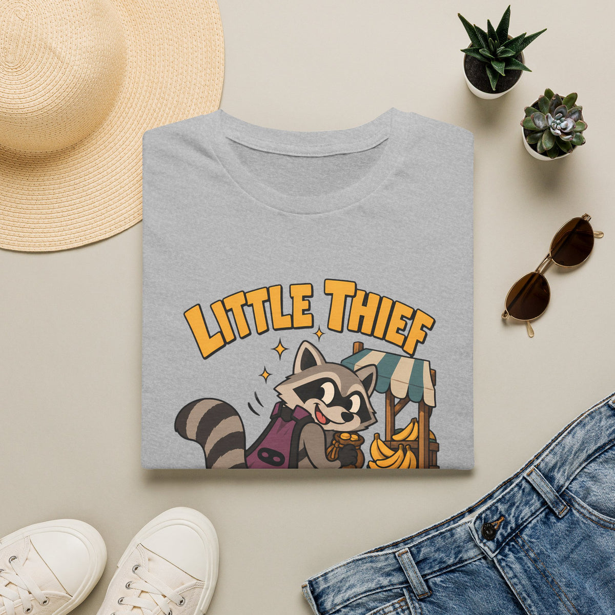Little Thief Rocky T-Shirt - Cute OSRS Rocky Tee