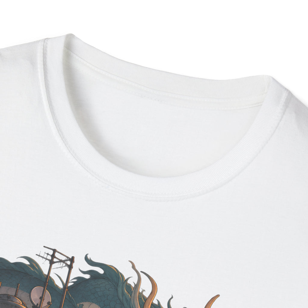Serpent Cityscape | Urban Japanese Dragon T-Shirt
