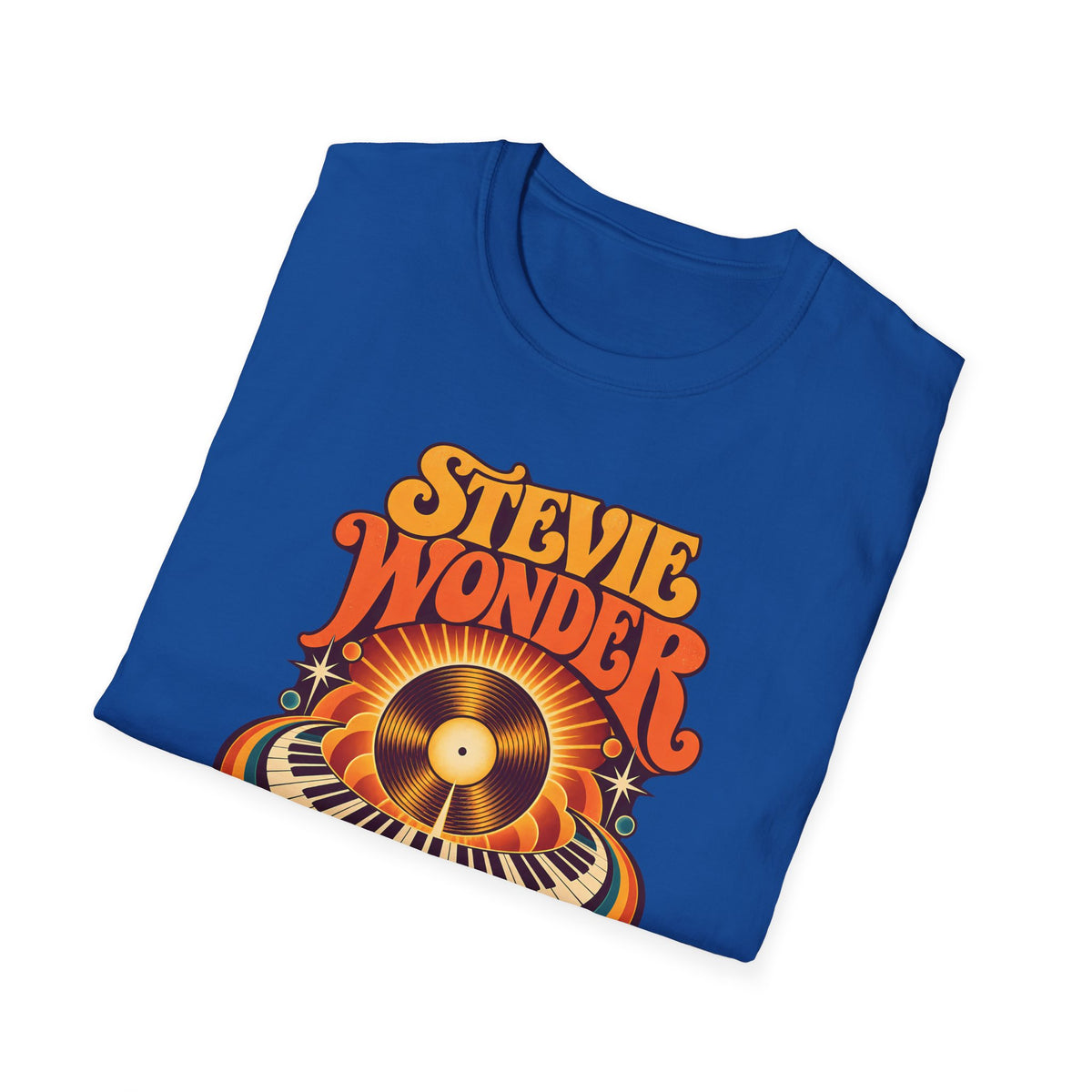 Stevie Wonder Retro Vinyl Tee - Songs In The Key Of Life Graphic T-Shirt