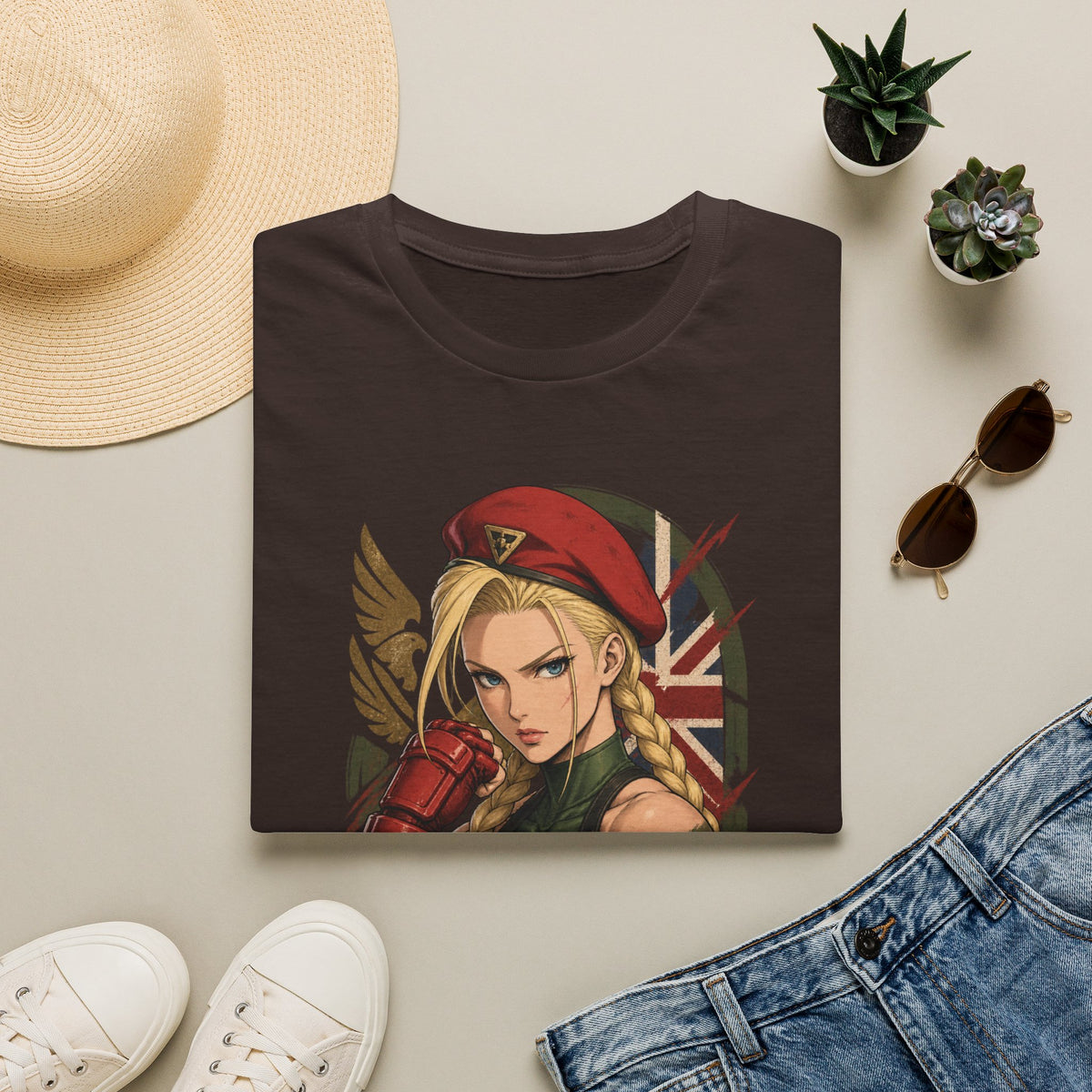Cammy | Street fighter Sexy  Pin Up Style Graphic T Shirt