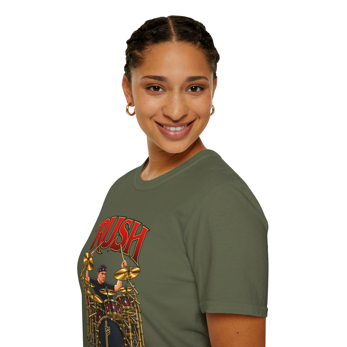 Rush | Neil Peart Drum Solo | Prog Rock Drummer Graphic T-Shirt