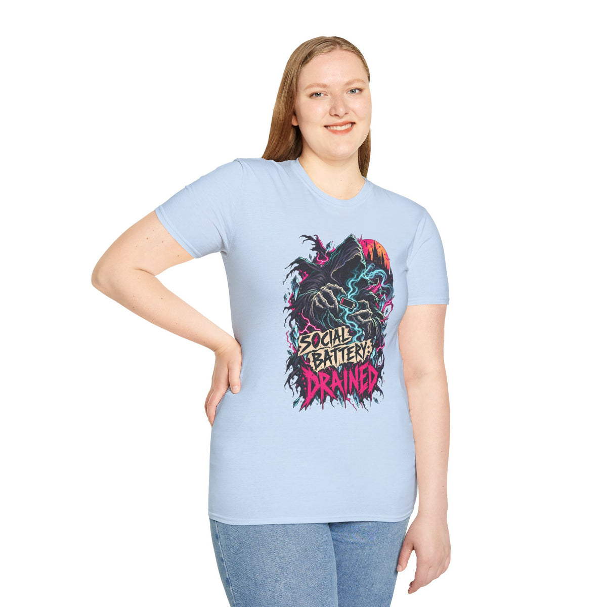 Socially Drained | Dementor | Harry Potter Graphic Tee