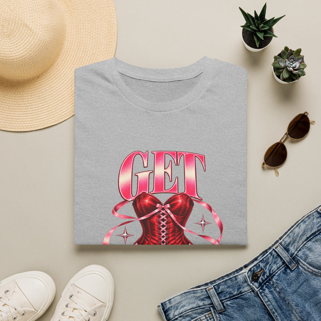 Get Sexy | Sugababes | Corset Retro Pink Y2K Vibe Graphic T Shirt