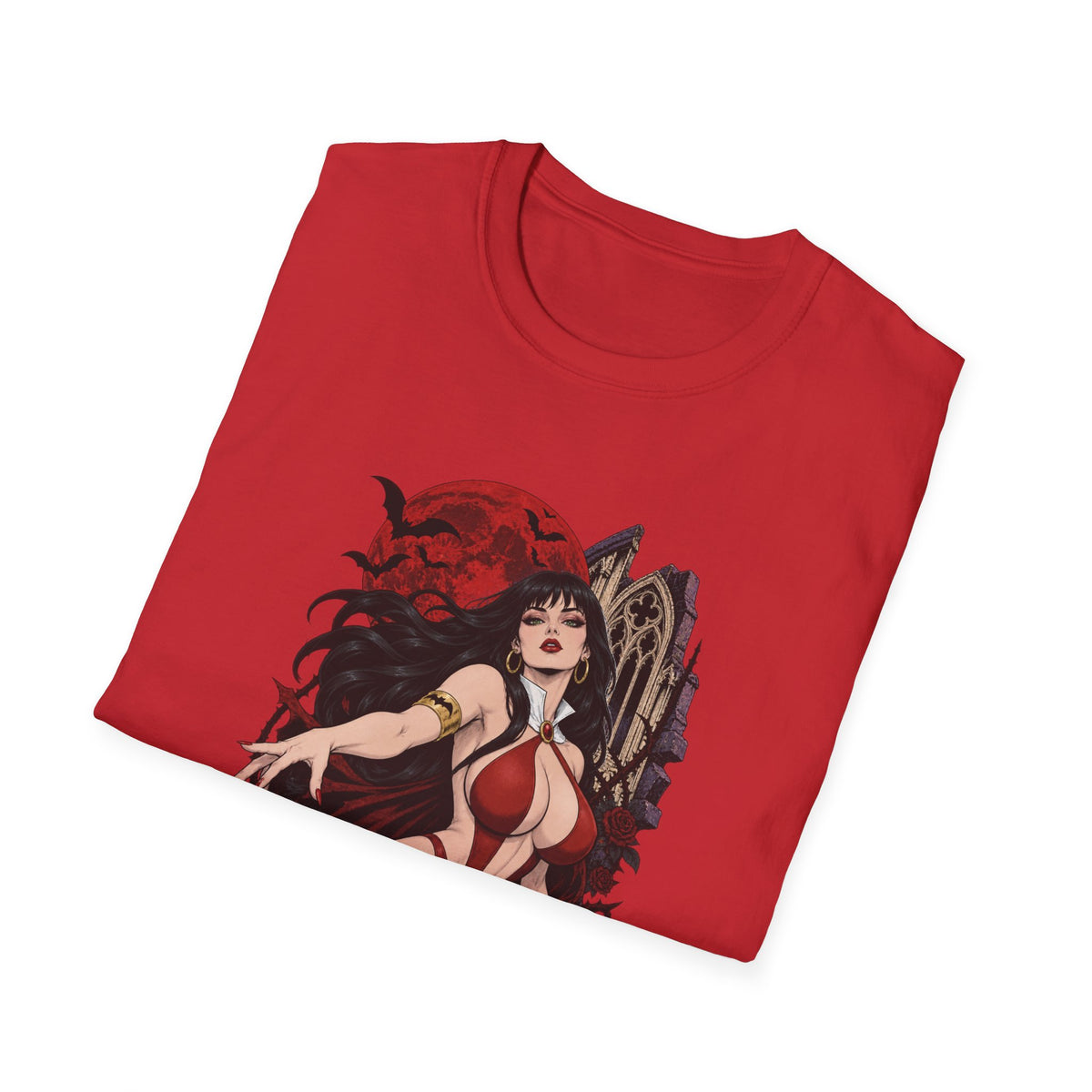 Vampirella | Sexy Vampire Queen | Pin Up Girl | Sexy Halloween Graphic T-Shirt