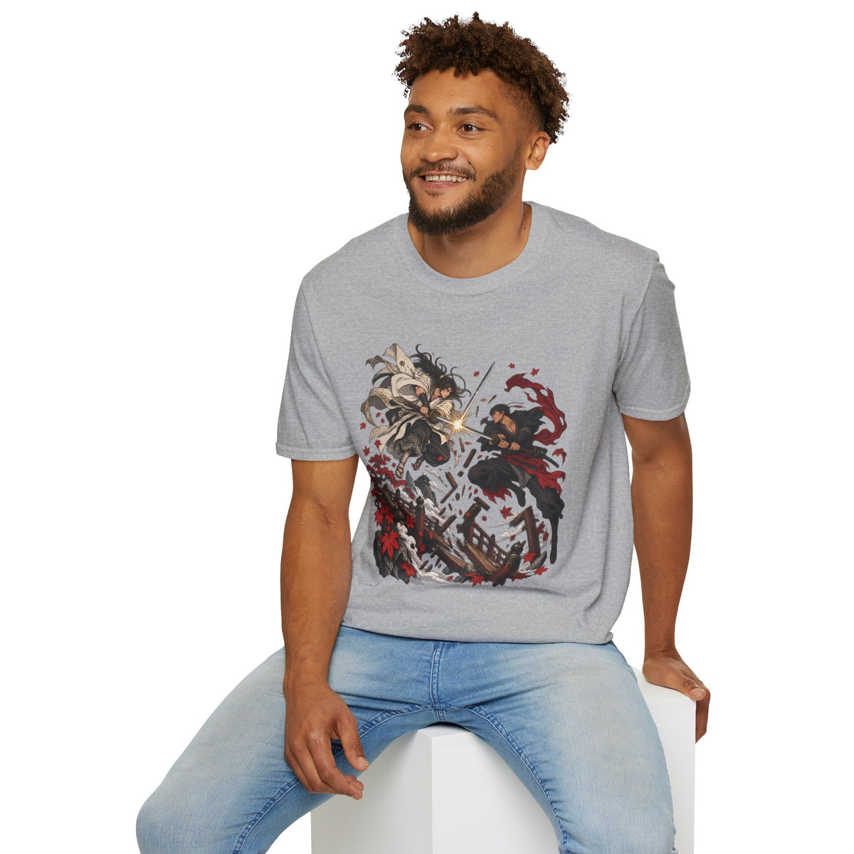 Battle of Broken Bridges | Anime Japanese Samurai Battle T-Shirt