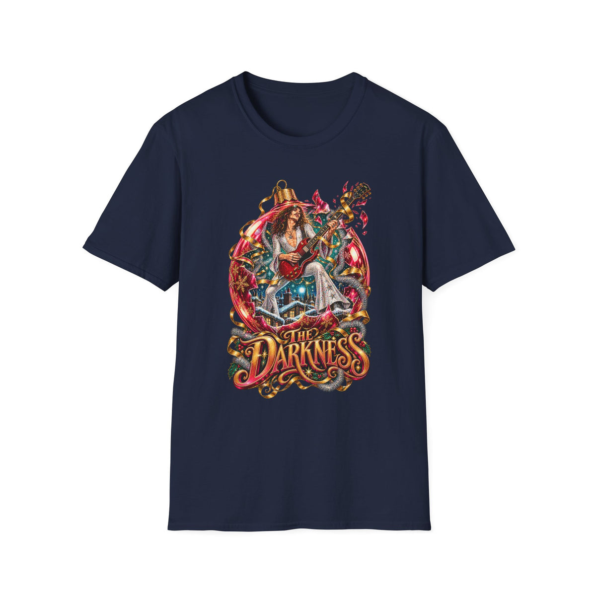 The Darkness | Christmas Glam Rock Band T-Shirt