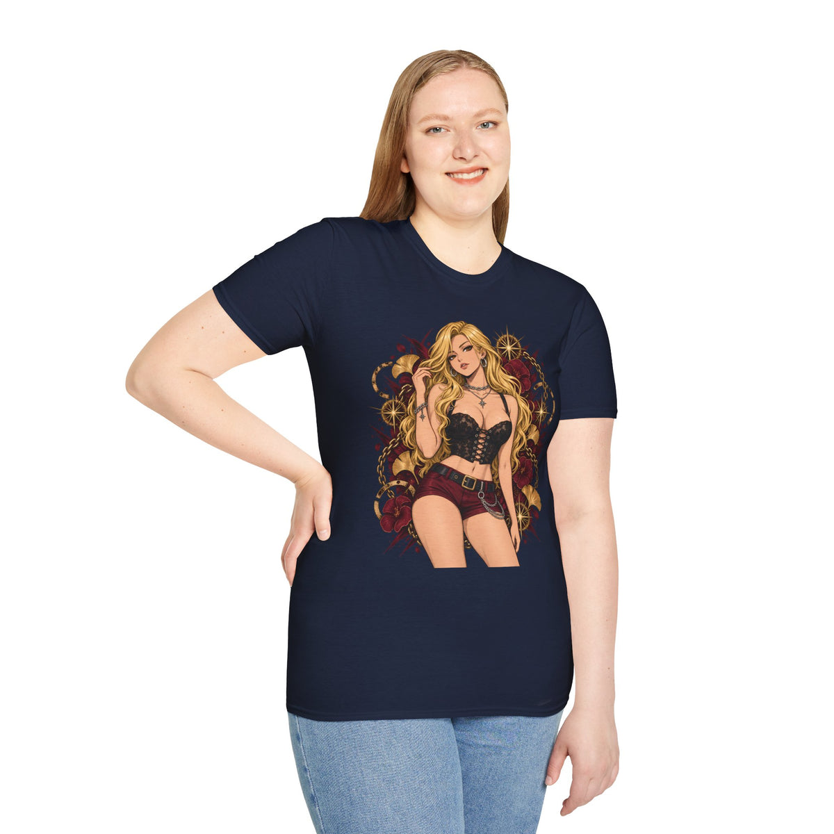 Blonde Bombshell | Japanese Anime Style Pin up Girl