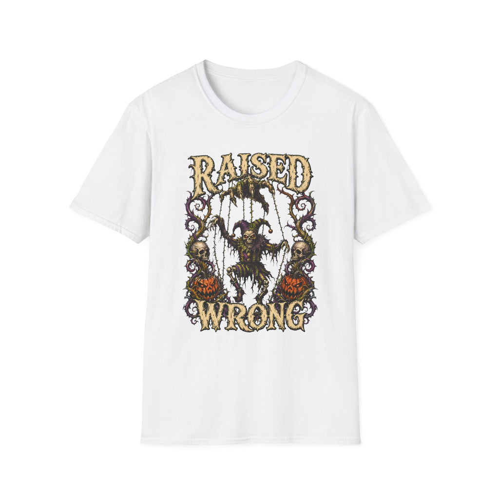 "Raised Wrong" Halloween Puppet Master Vintage Horror Graphic