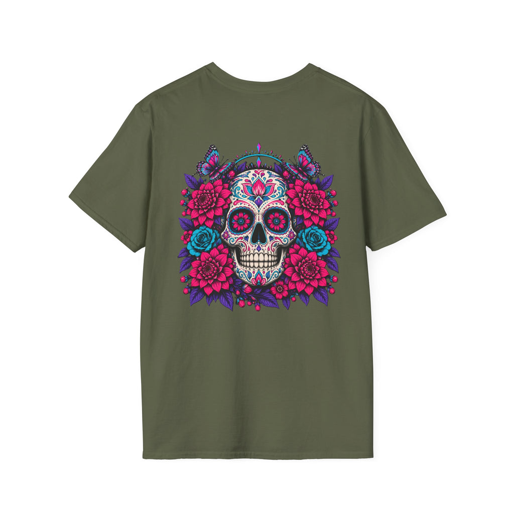 Day of the Dead | Sugar Skull | Floral Calavera Graphic Tee