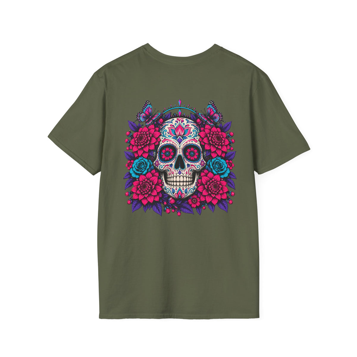 Day of the Dead | Sugar Skull | Floral Calavera Graphic Tee