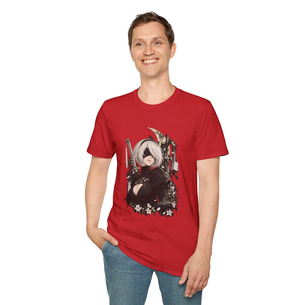 2B | Nier Automata | Anime Character Gothic T-Shirt