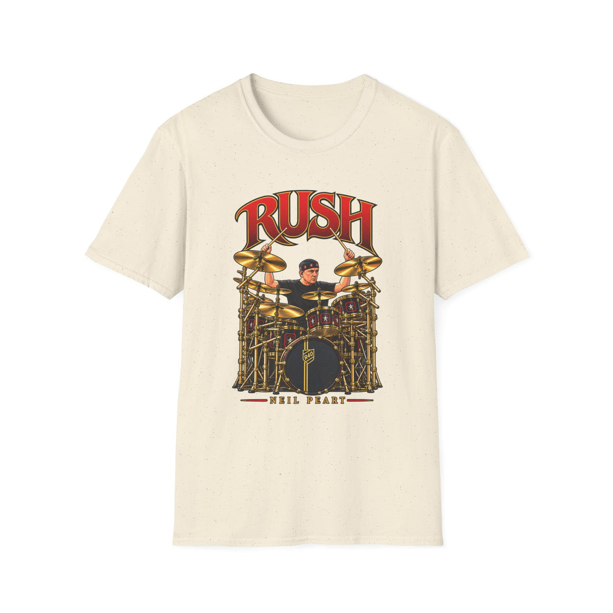 Rush | Neil Peart Drum Solo | Prog Rock Drummer Graphic T-Shirt