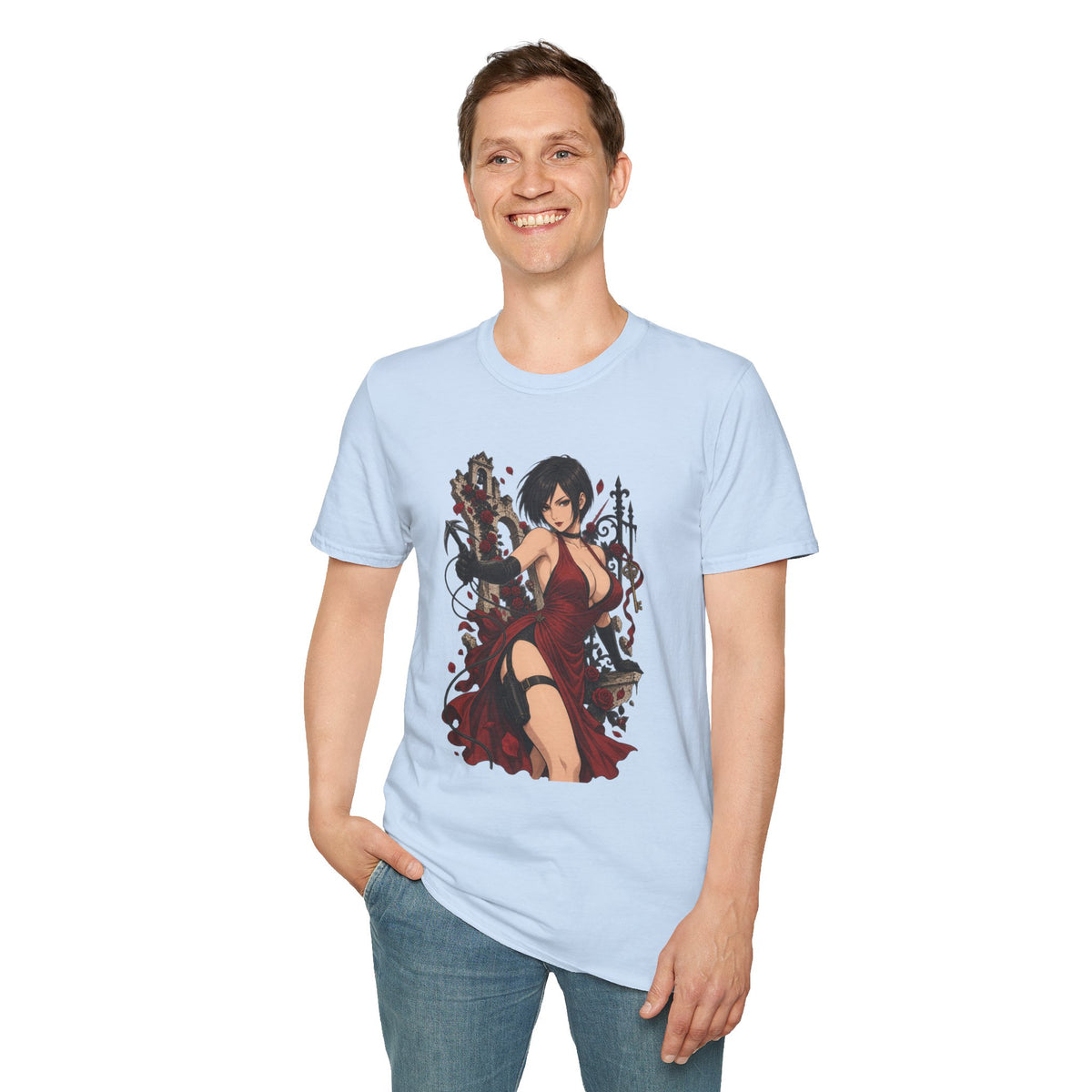 Ada Wong | Resident Evil | Anime Style Pin up Girl T-Shirt