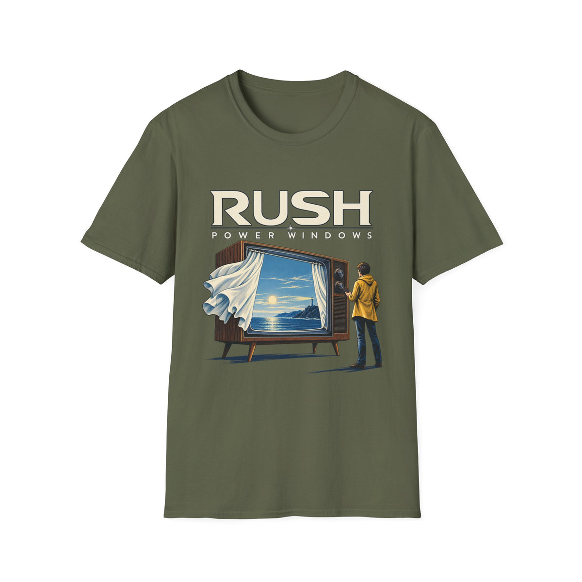 Rush | Power Windows | Prog Rock Band T-Shirt