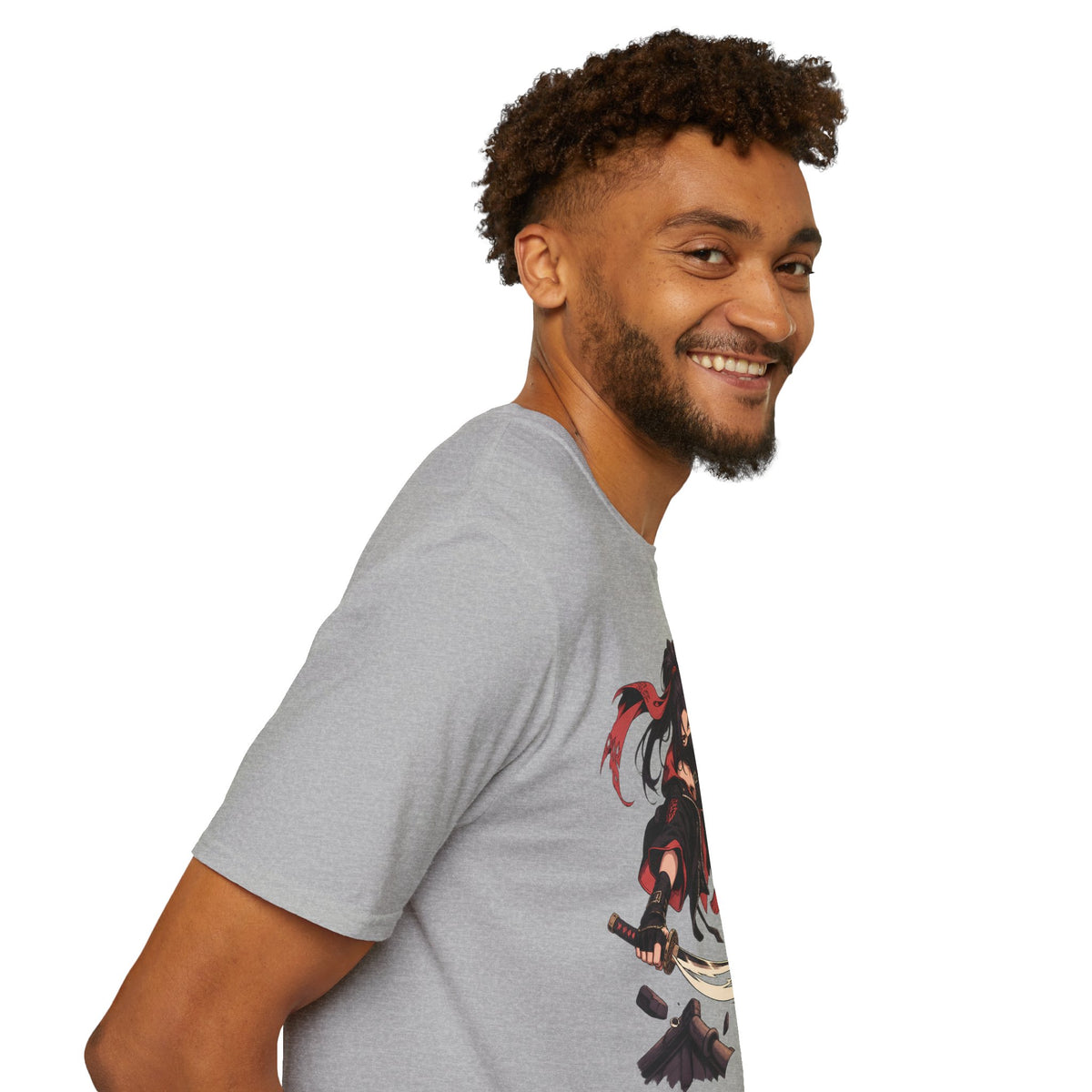 SHING! | Rooftop Samurai Girl | Japanese Anime Style Fight Shirt