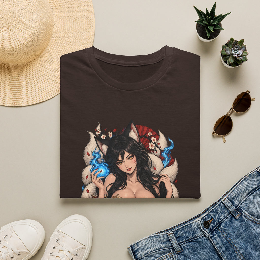 Ahri | League of Legends | Anime Pin Up Kitsune Girl T-Shirt