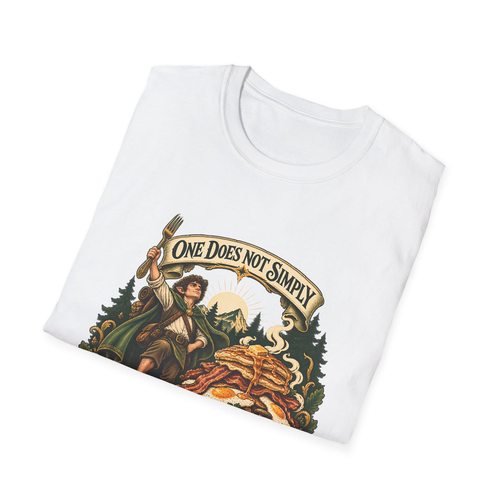 One Does Not Simply Skip Second Breakfast | Funny Hobbit Breakfast Graphic
