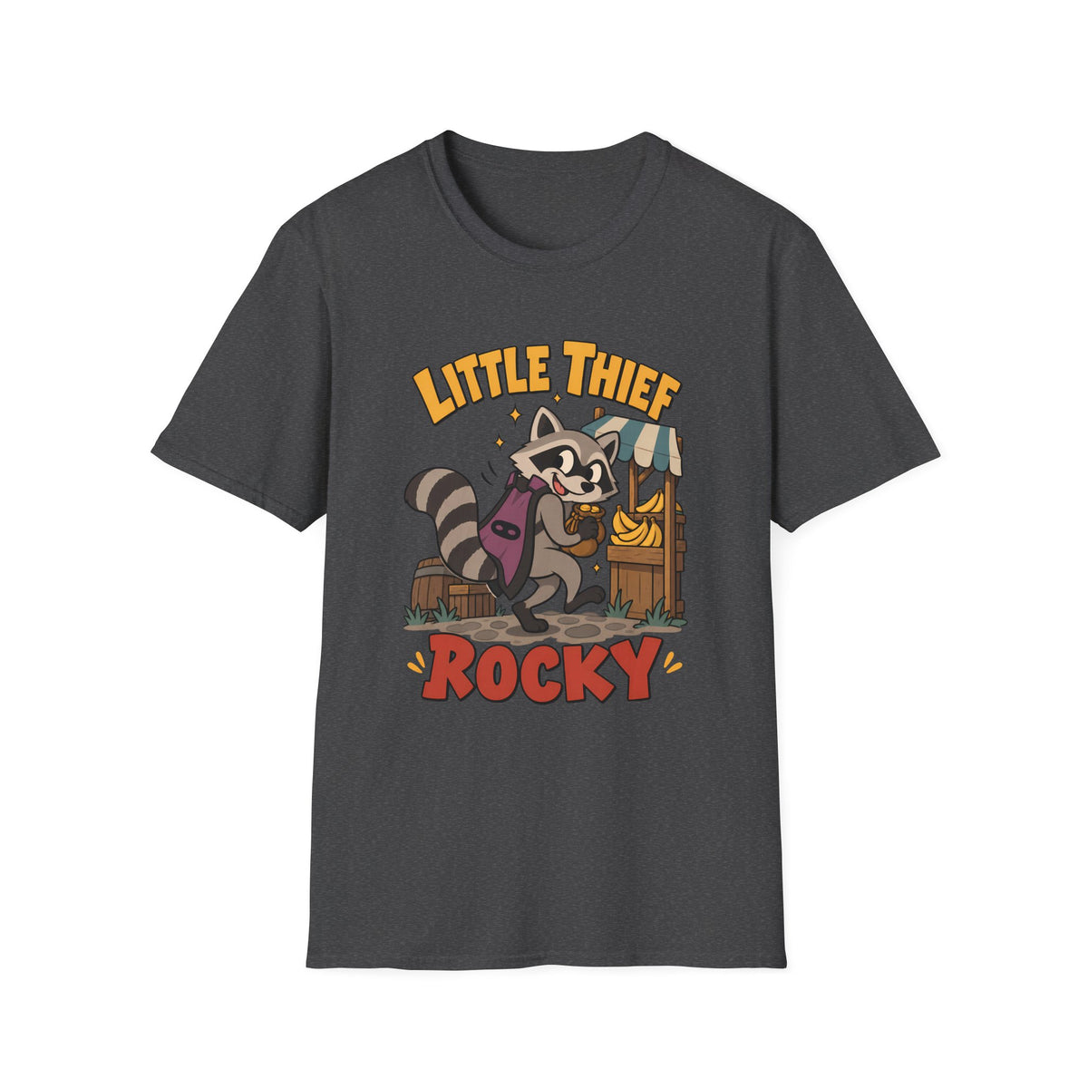 Little Thief Rocky T-Shirt - Cute OSRS Rocky Tee