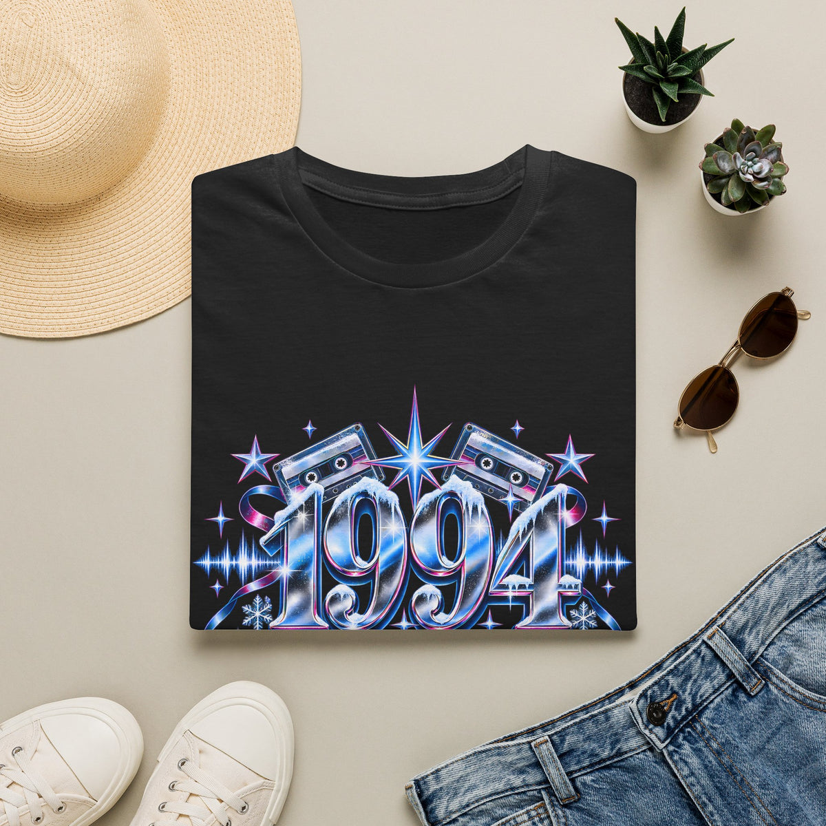 1990s Mariah Carey Graphic T-Shirt | Retro Cassette Pop Vintage Tour Style