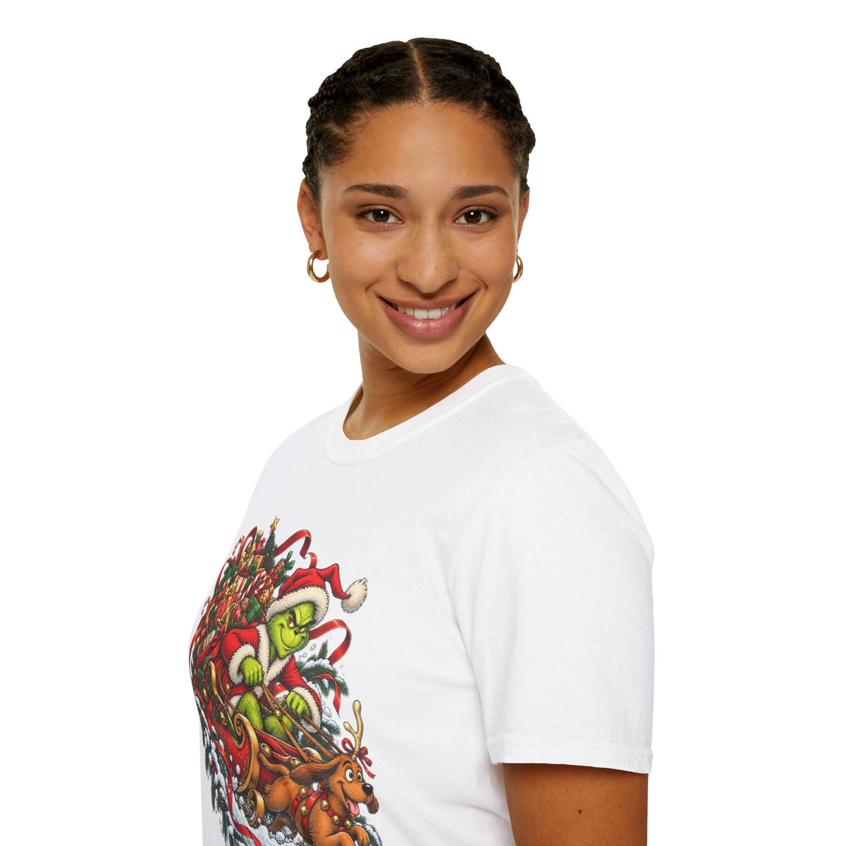 Grinch & Max Sleigh Ride | Funny Christmas T Shirt