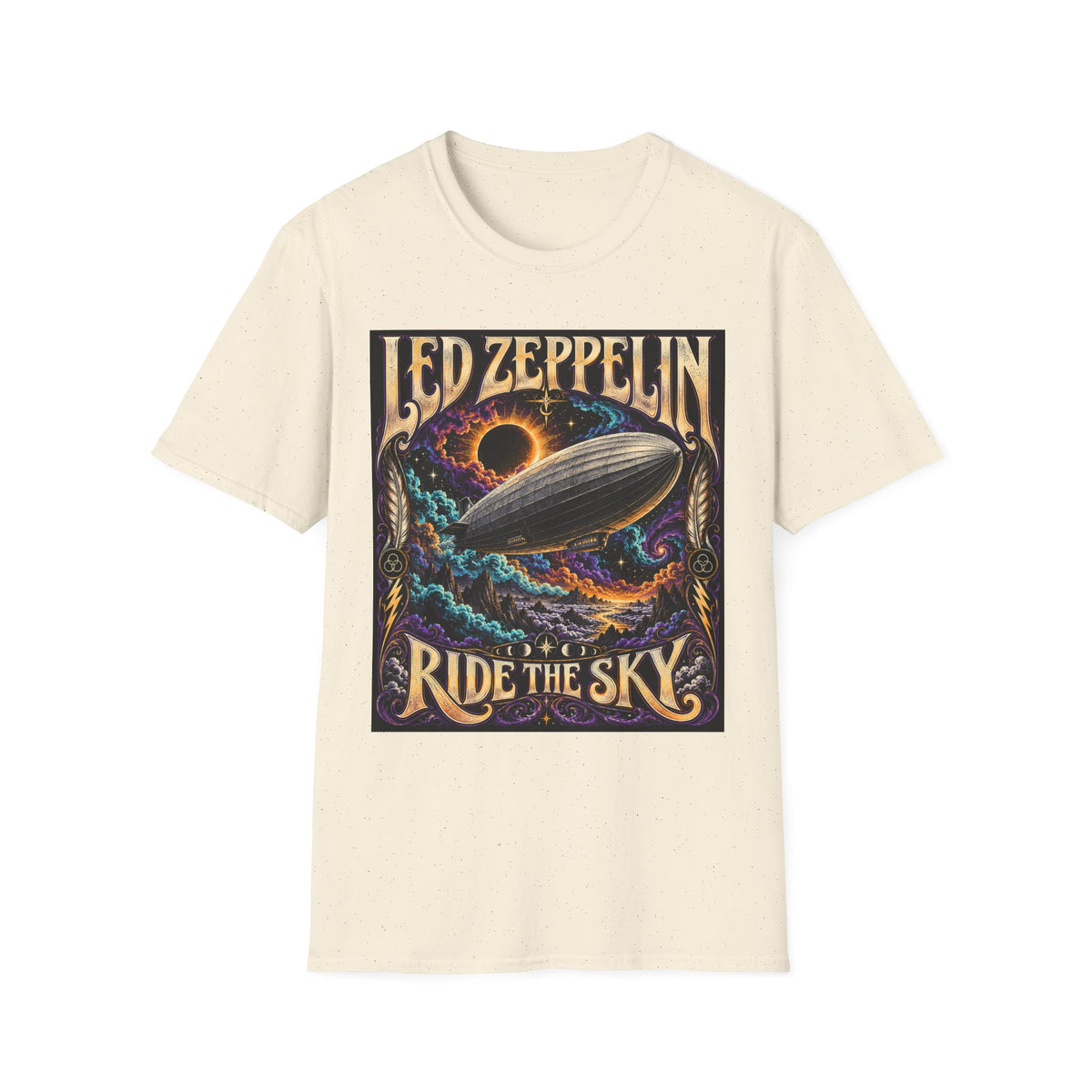 Led Zeppelin "Ride the Sky" Graphic T‑Shirt — Classic Rock Band Tee