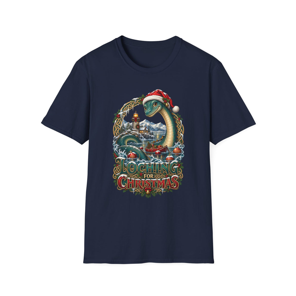 Lock Ness | Scottish Legend Christmas T-Shirt