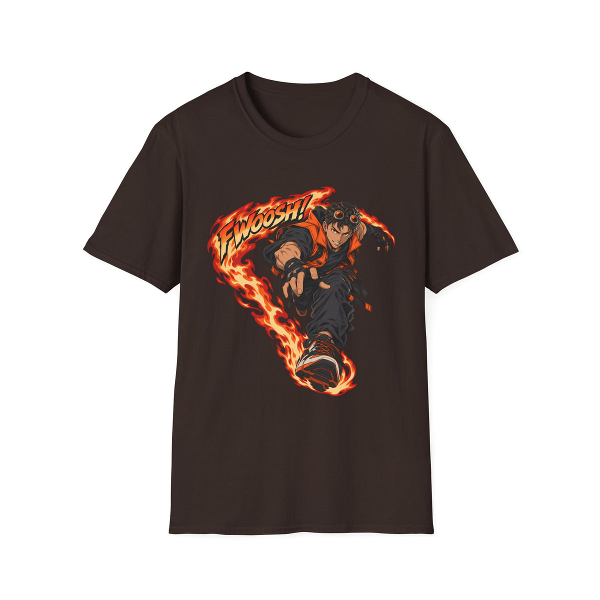 FWOOSH! | Fire Ninja | Japanese Anime Ninja Graphic Shirt