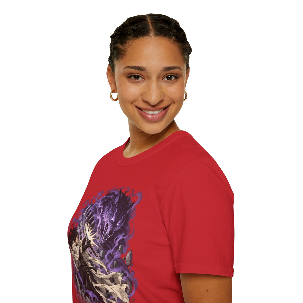 Trial of the Wolf | Samurai Anime Storm Warrior T-Shirt