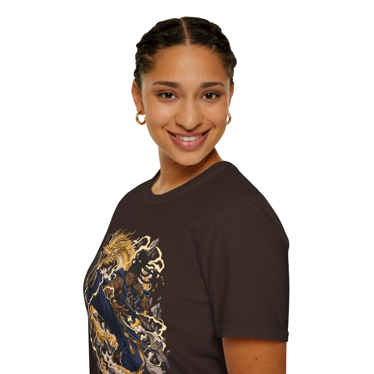 Golden Dragon | Ninja Dragon Kick | Martial Arts Warrior T Shirt