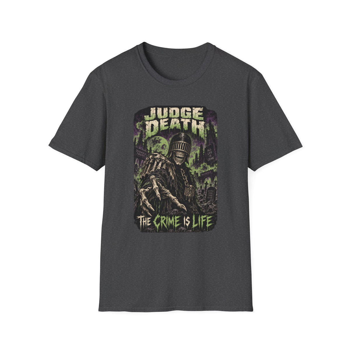 Judge Death | The Crime Is Life | Graphic Tee
