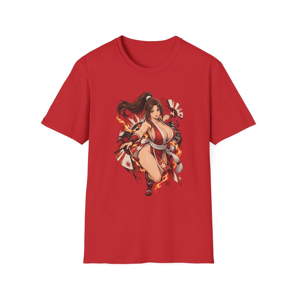 Mai Shiranui | Fatal Fury | Anime Style Pin up Girl Warrior T-Shirt