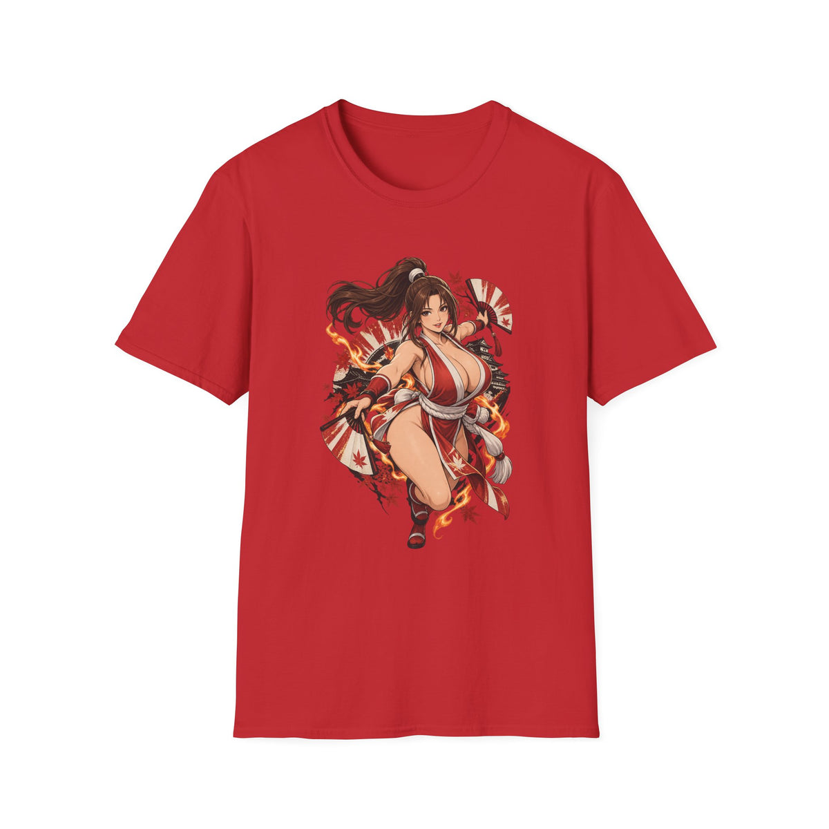 Mai Shiranui | Fatal Fury | Anime Style Pin up Girl Warrior T-Shirt