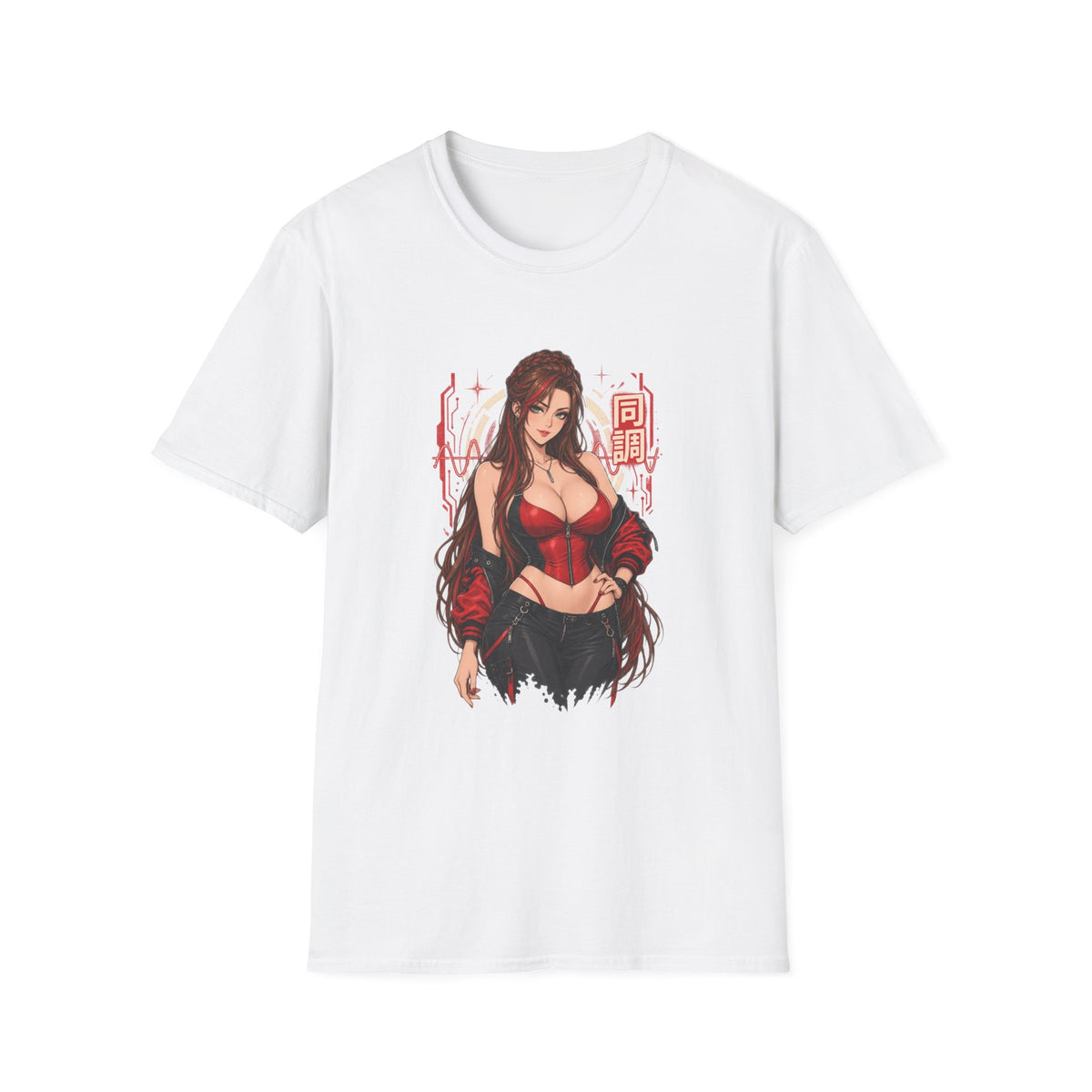 Jenny | Sexy Anime Pin Up Girl | Waifu Graphic T-Shirt