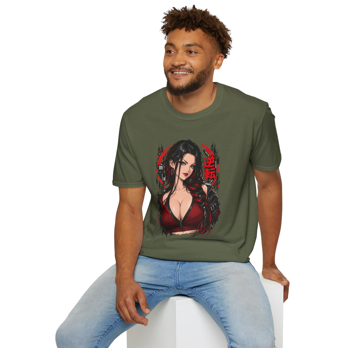 Ruby | Sexy Anime Pin Up Girl Graphic T-Shirt