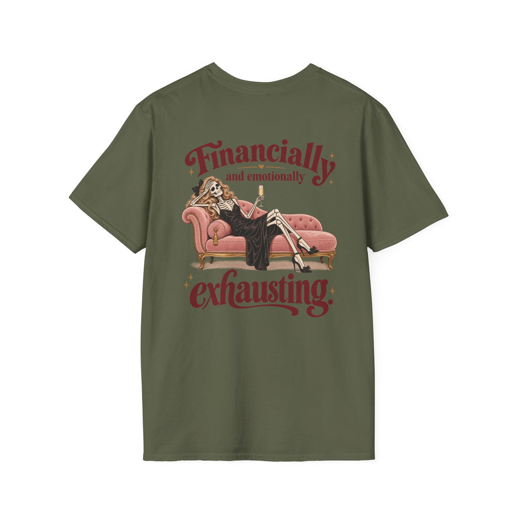 Financially and Emotionally Exhausting | Vintage Lounge Graphic Tee