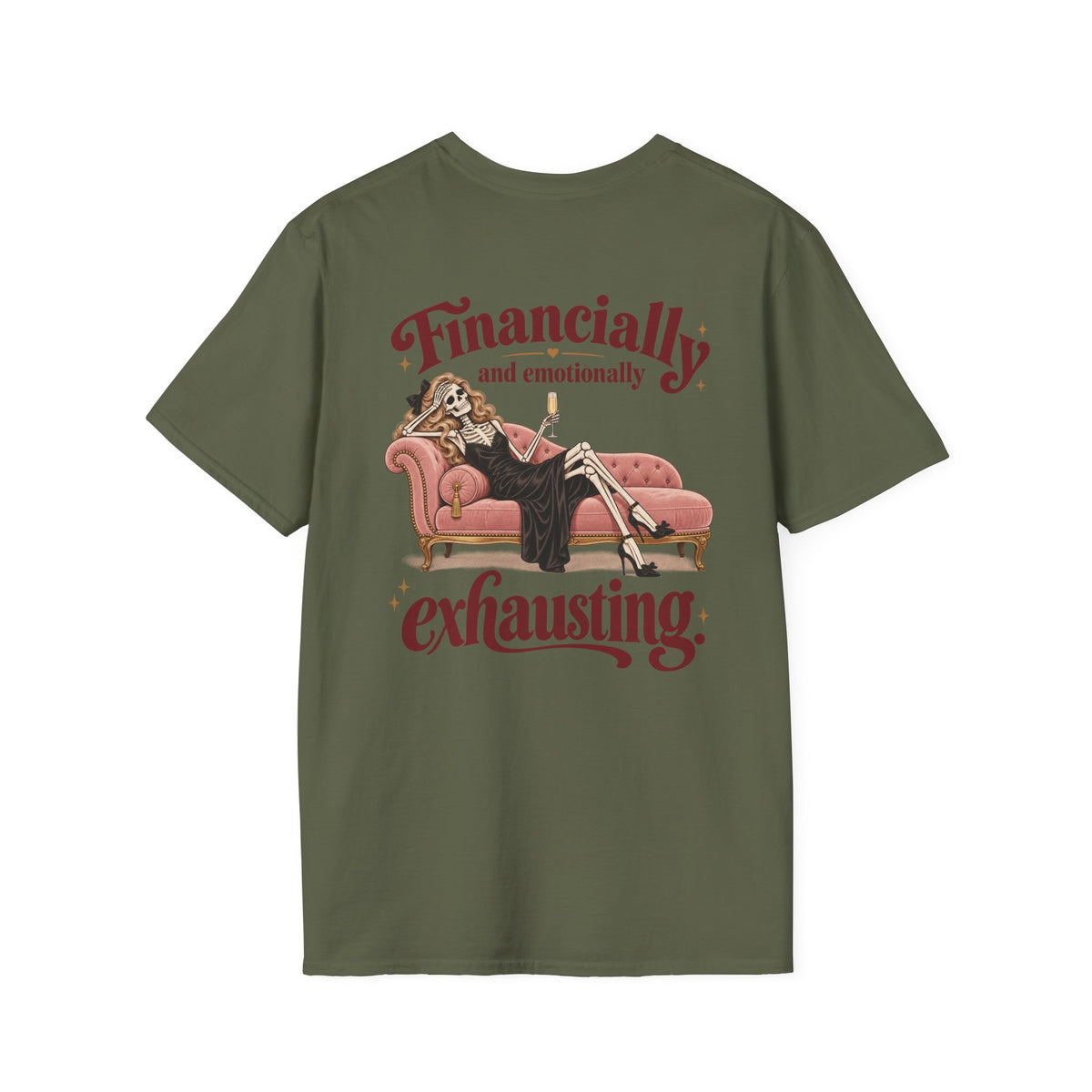 Financially and Emotionally Exhausting | Vintage Lounge Graphic Tee