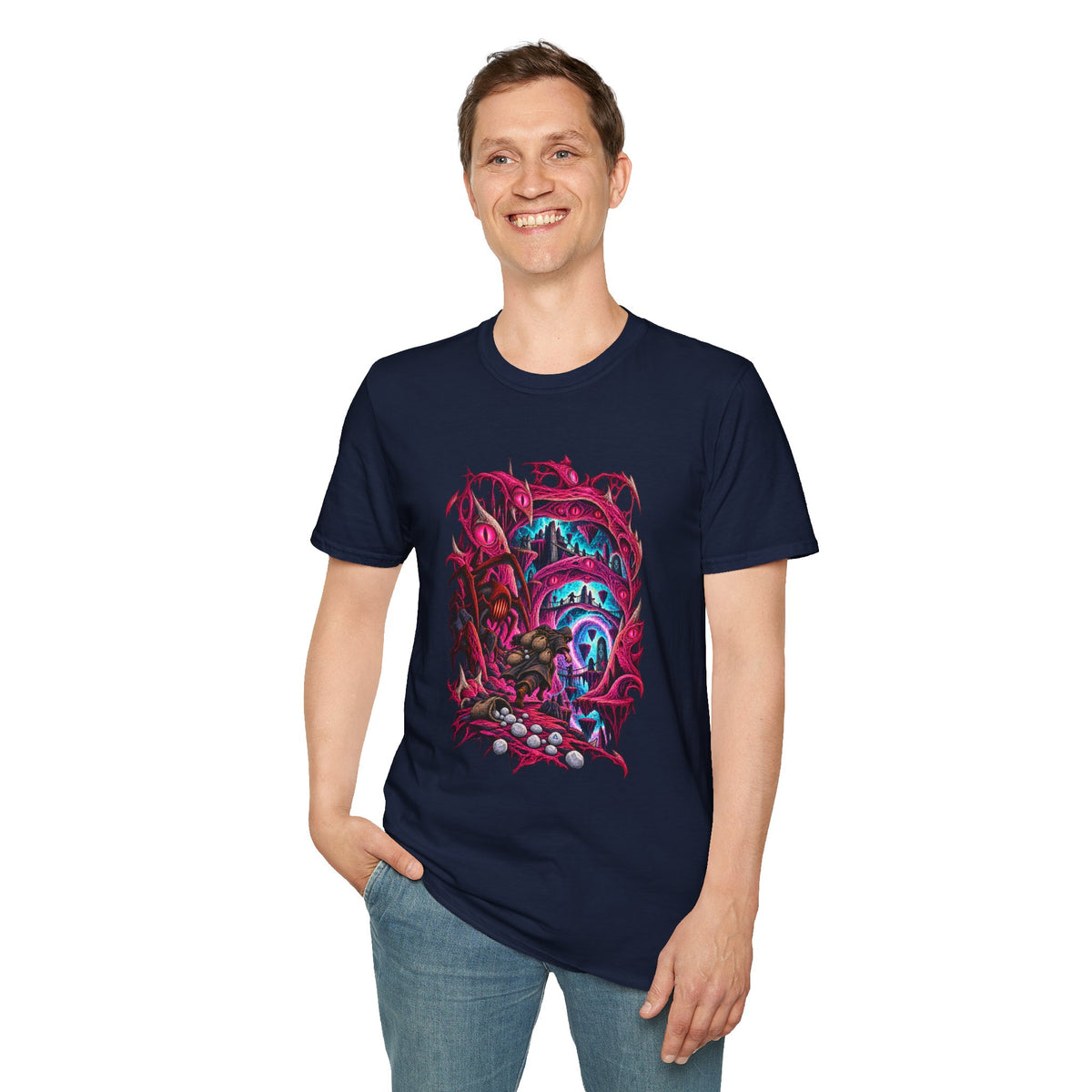 Abyssal Runecrafting | OSRS | Runescape | Psychedelic Portal Graphic T-Shirt
