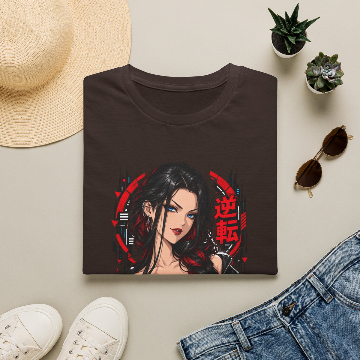 Ruby | Sexy Anime Pin Up Girl Graphic T-Shirt