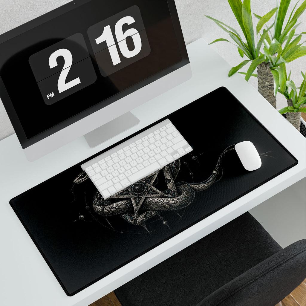 Snake & Pentagram | Gothic Gaming Mousepad