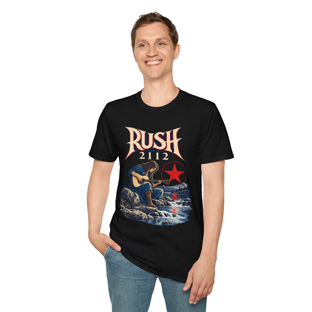 Rush | 2112 | Acoustic Guitar | Prog Band T-Shirt