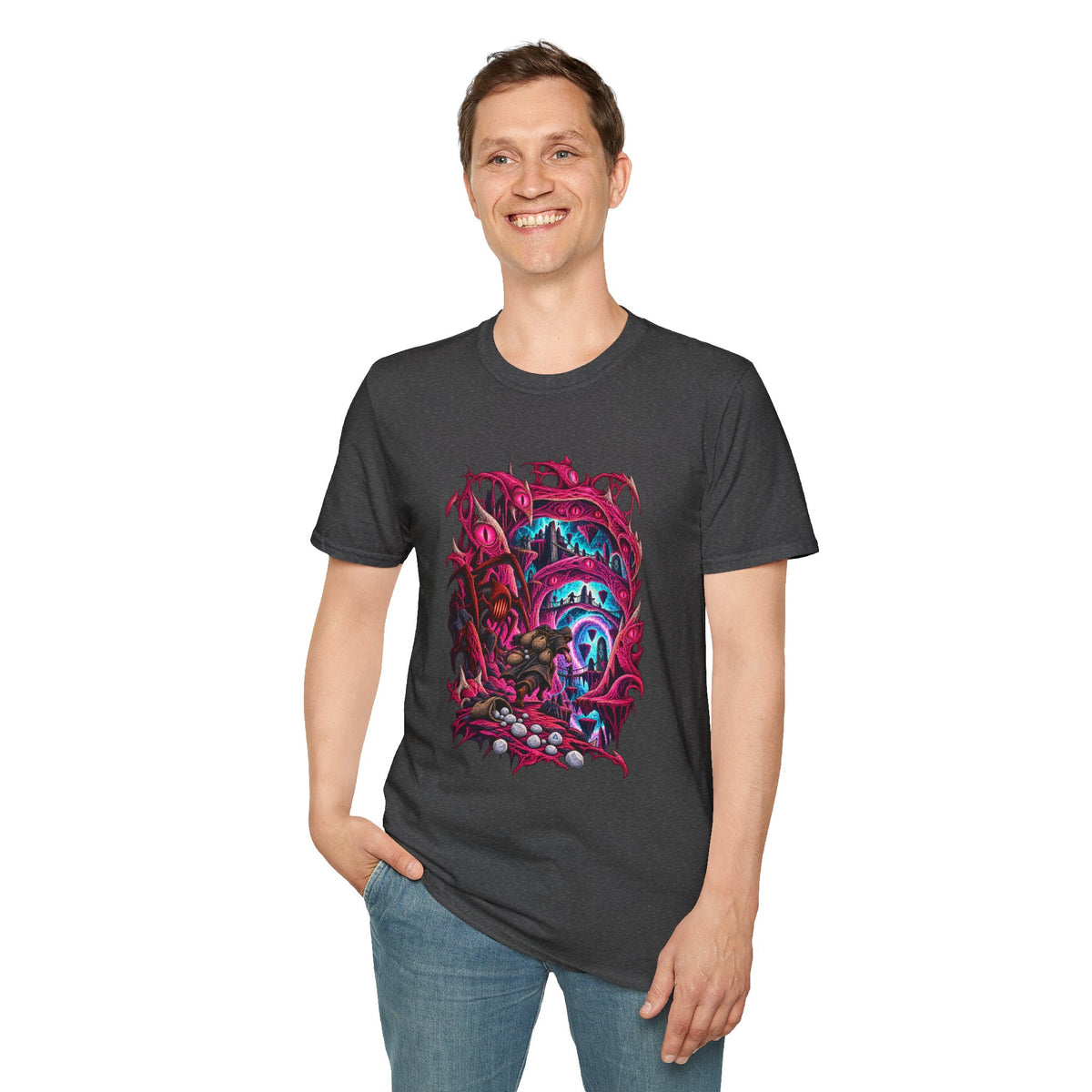 Abyssal Runecrafting | OSRS | Runescape | Psychedelic Portal Graphic T-Shirt