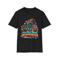 Festive Mode Buffering Funny Robot Christmas Gamer T-Shirt Design