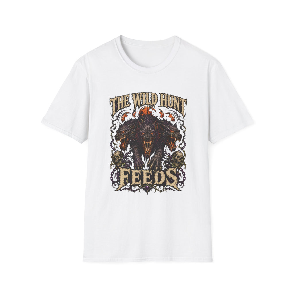 The Wild Hunt Feeds Wolf Halloween Wild Hunt Graphic Tee