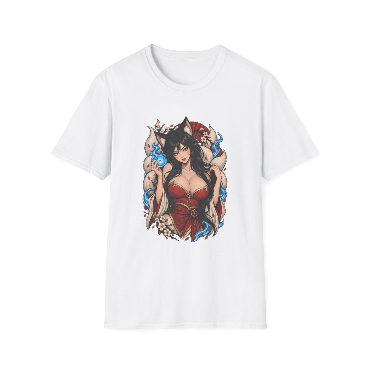 Ahri | League of Legends | Anime Pin Up Kitsune Girl T-Shirt