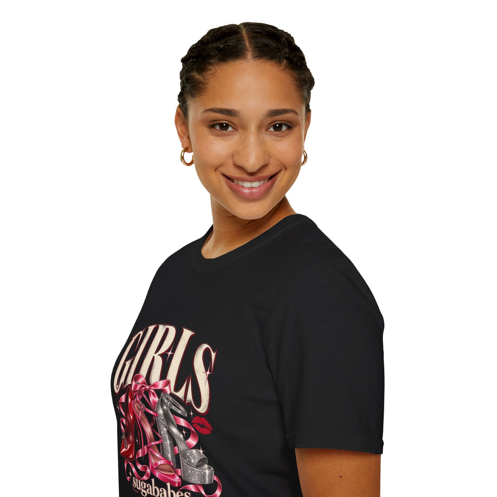 Sugababes |  Red Heels & Ribbons | Girls Night T Shirt